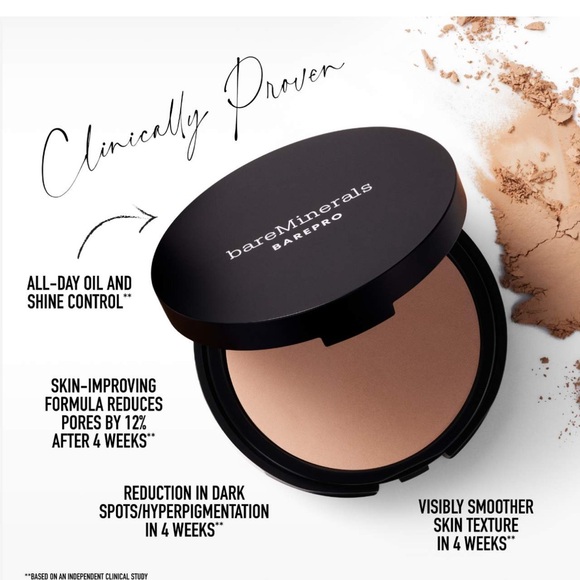 bareMinerals Barepro 16HR Skin-Perfecting Powder Foundation Deep 55 Cool - Picture 6 of 8